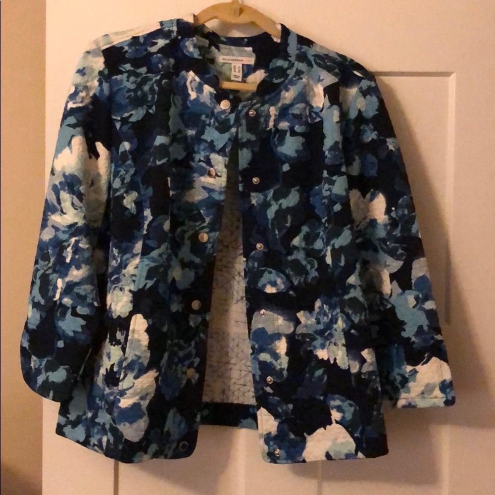 Floral Blue Blazer